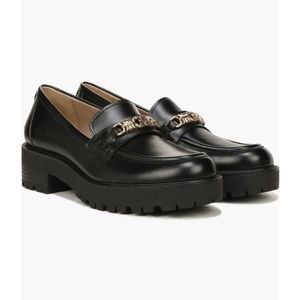 Sam Edelman Teo Lug Black Loafers Size 10